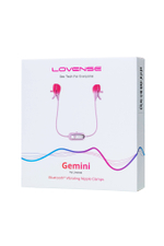 Вибромассажер для сосков Gemini Lovense розовый