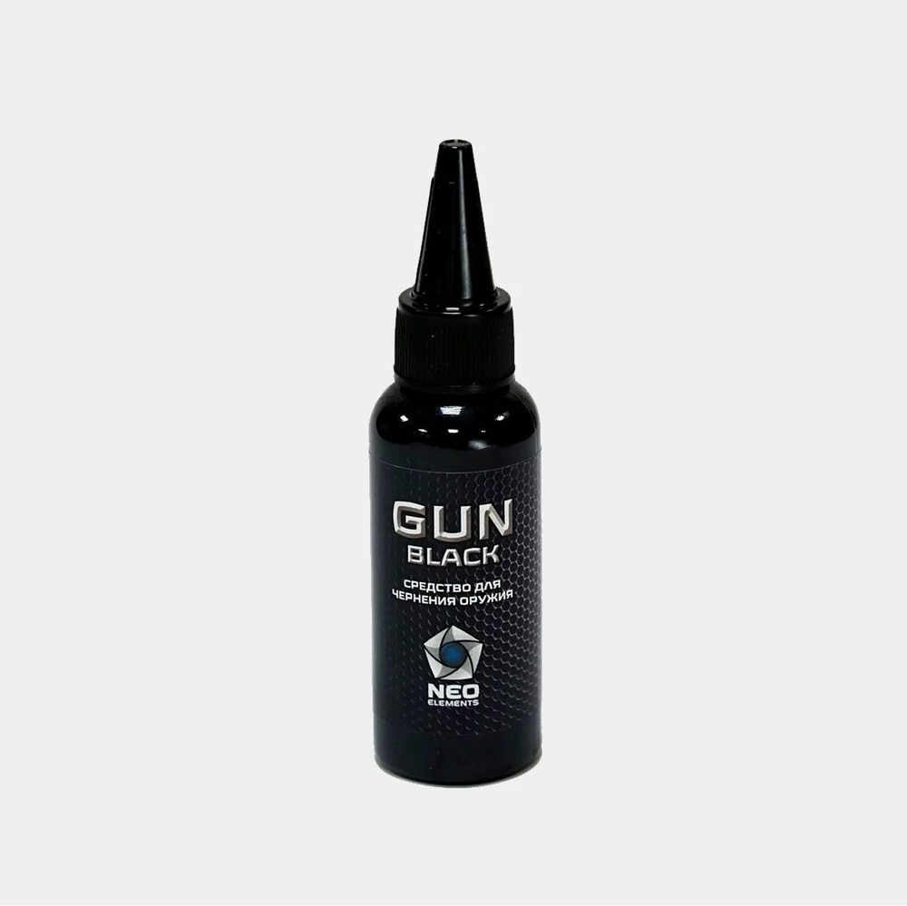 Cредство для декоративного чернения (воронения) металла NEO ELEMENTS «GUN BLACK» 50 мл.