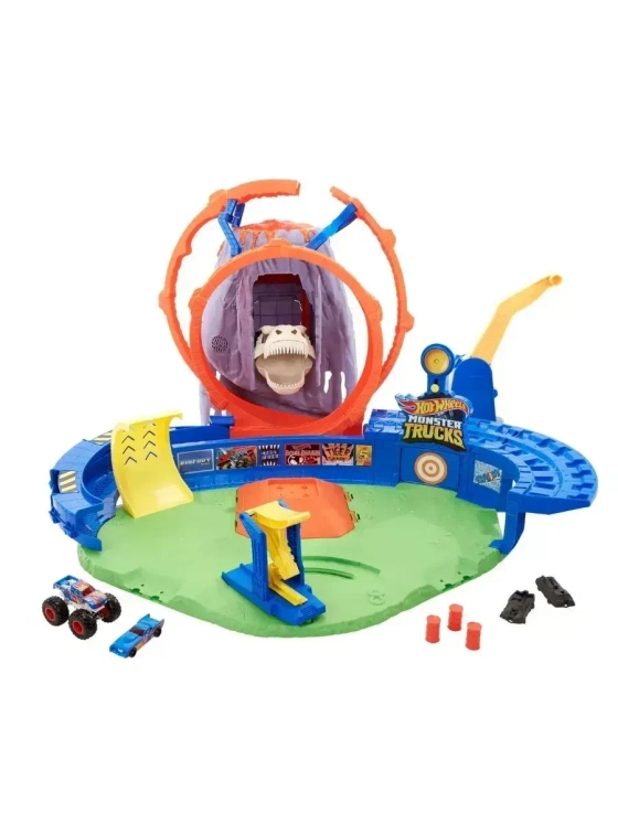 Трек трасса Ти-Рекс вулкан Хот Вилс Монстер Трак GYL14