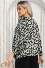 Блуза Шармель (черно-золотая) Б12218-16 LT Collection