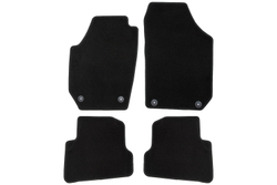 Коврики в салон для SKODA Fabia, Fabia Scout 2007-2010, 2010-2014, хэтчбек, 4 шт. (текстиль) KLEVER01450601200K