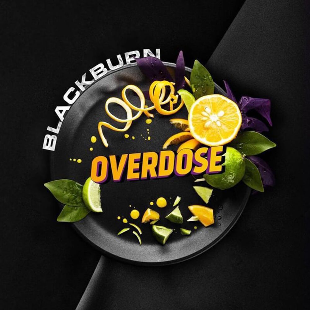 Black Burn Overdose (Лимон-Лайм) 100 гр.