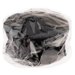 Лента декоративная (4 см*9,14 м) Органза с леской, Черный, 1 шт., 6233766