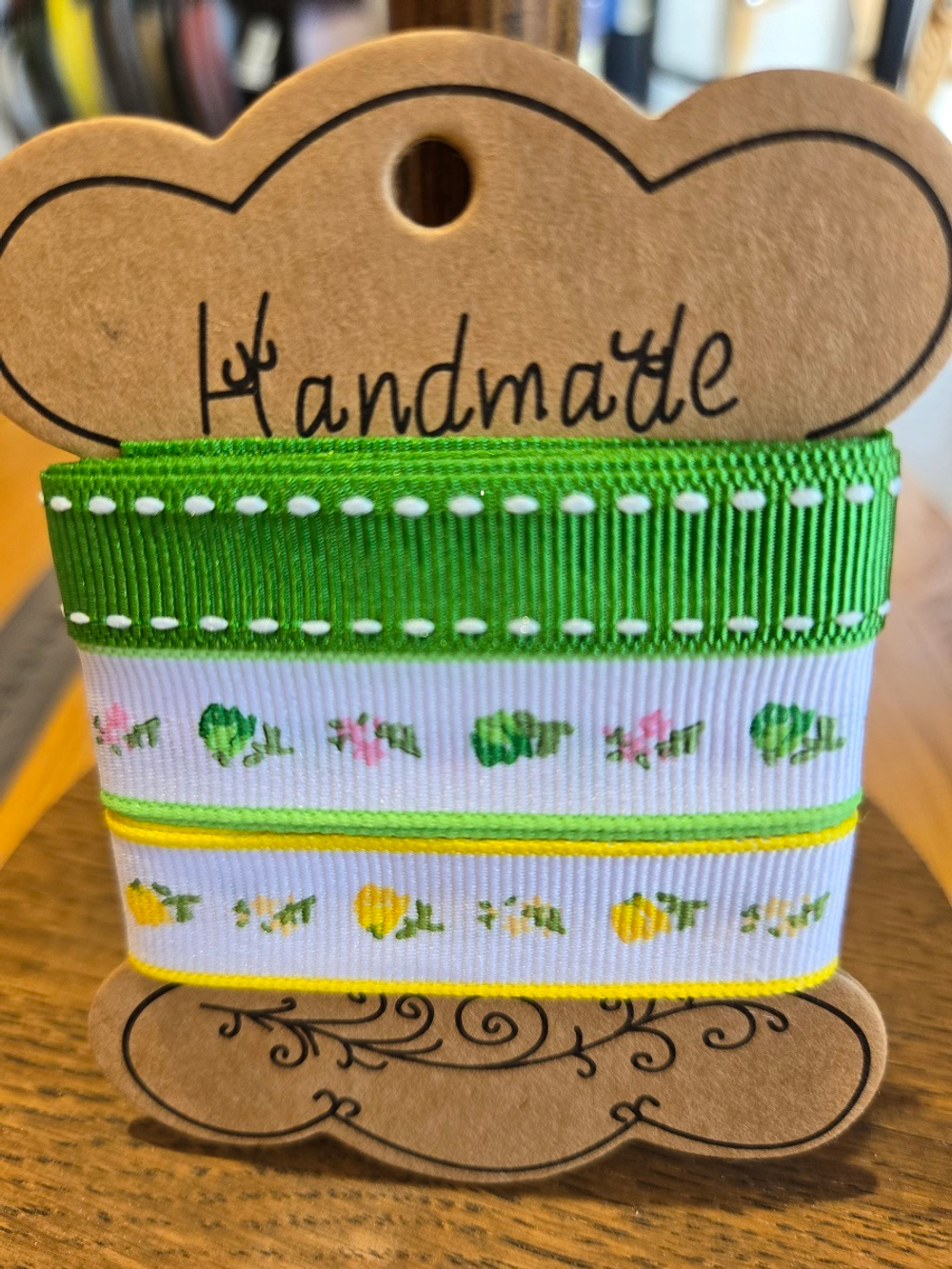 Набор "HANDMADE" декоративных лент, в ассортименте, 1 м каждая.