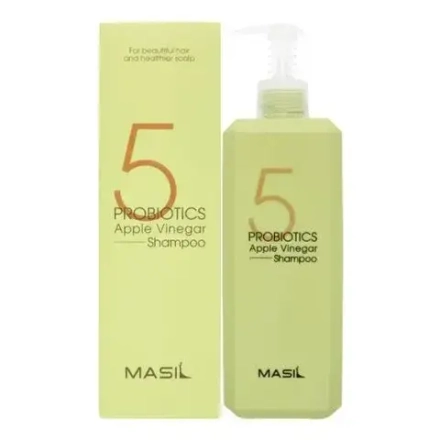 Шампунь с пробиотиками и яблочным уксусом для блеска волос Masil 5 Probiotics Color Radiance Shampoo