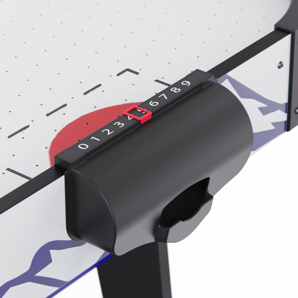 Игровой стол – аэрохоккей с подсветкой DFC Championship 53&amp;quot; 135 х 65 см, складной, белый