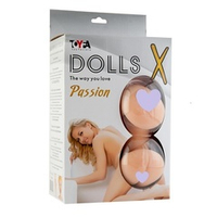 Надувная кукла с реалистичной вставкой ToyFa Dolls-X 117009