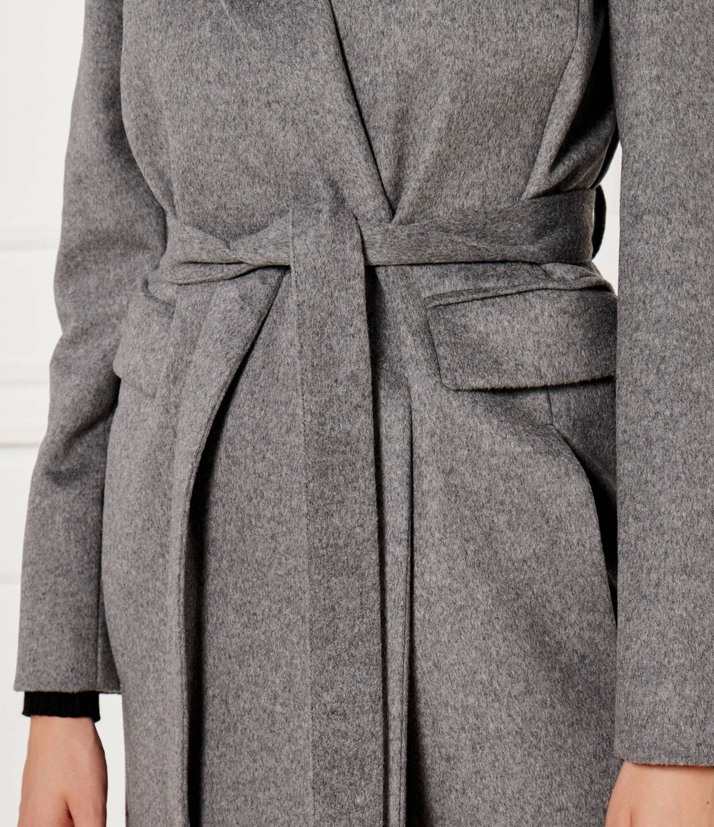 Хлопковое пальто Patrizia Pepe - серый(2O0167 A171)