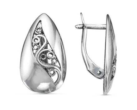 Серьги из серебра