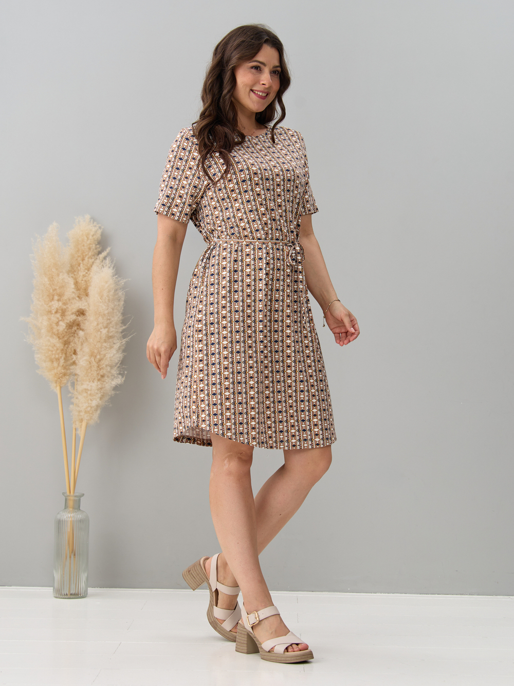 Платье Пв-137/ромбики