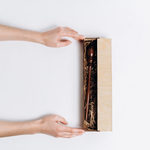 Деревянное Опорное веретено в подарочном органайзере, коробке. OV6