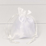 Мешочек 7х9см Атлас (Белый)