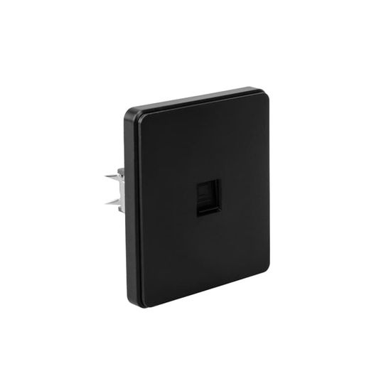 Розетка ROUND компьютерная RJ45 кат6 с/у оникс KRANZ