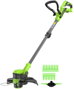 Триммер аккумуляторный GREENWORKS 2113207UB 24V, 30 см, с 1хАКБ 4 Ач и ЗУ