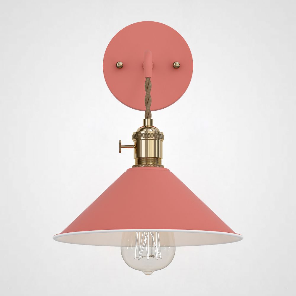 Бра С Подвесным Плафоном Braid Wall Pink By Imperiumloft