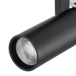 Светодиодный светильник для однофазной трековой системы 30Вт, 2400лм, 4000K, Ra>80, металл, черный матовый