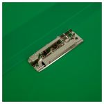 Папка с зажимом Стамм Стандарт, 700мкм, корешок 17мм, зеленая, внутренний карман