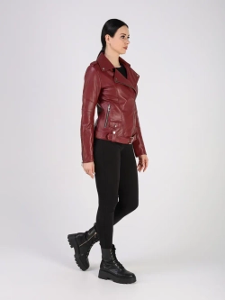 Кожаная куртка демисезонная косуха