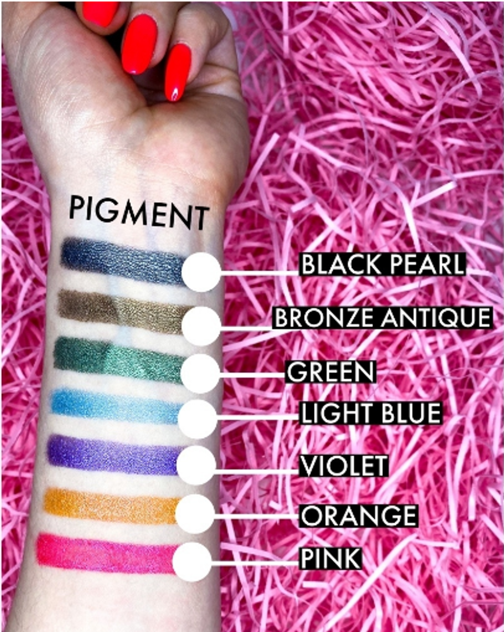 Минеральный косметический пигмент Pigment Light Blue