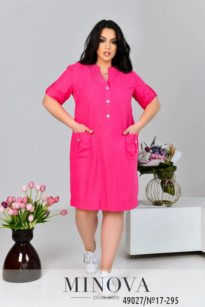 Платье 17-295-малиновый Minova