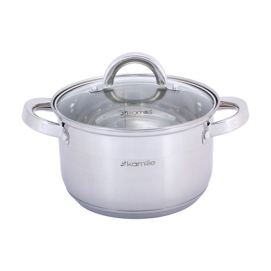 Набор кастрюль 12 предметов из нержавеющей стали Kamille KM-5640S