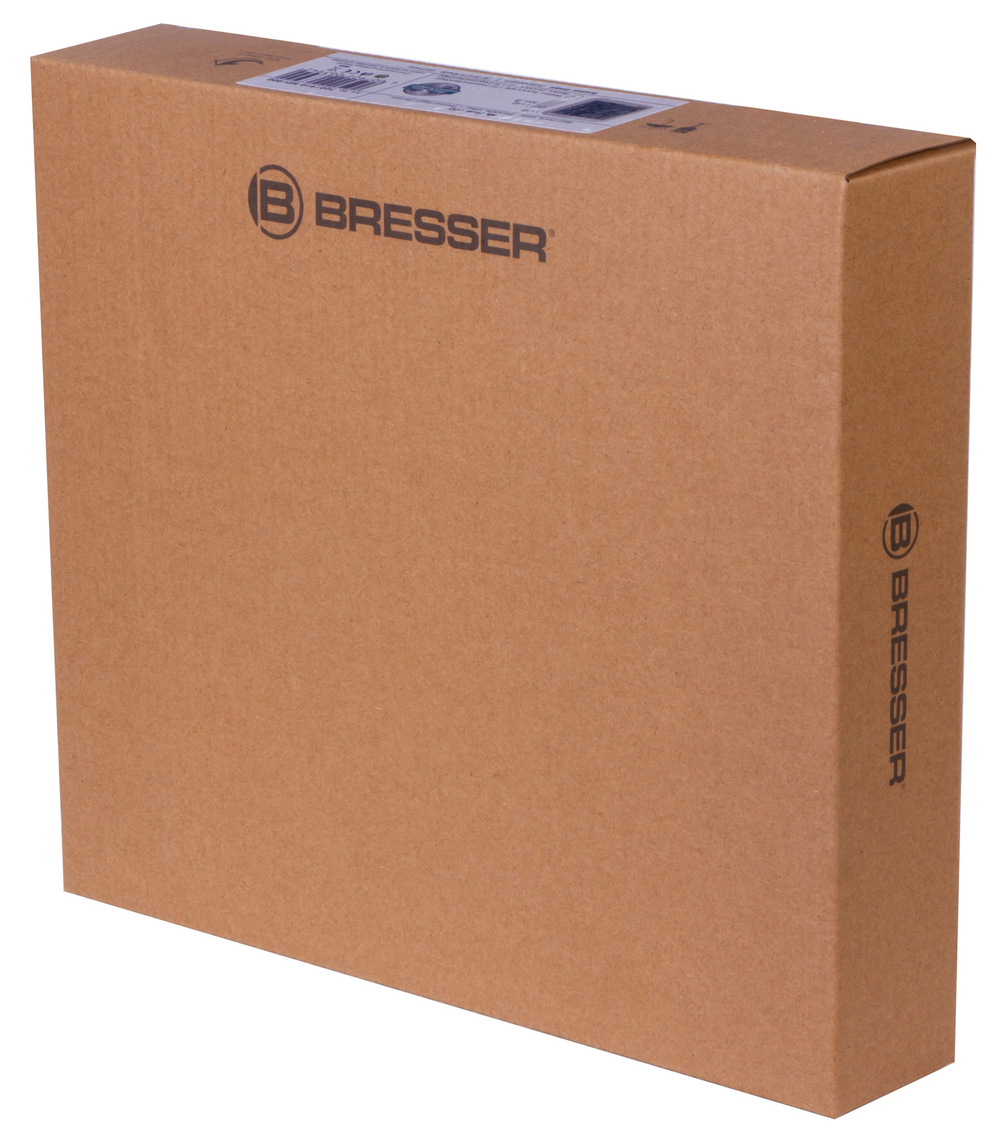 Часы настенные Bresser MyTime LCD, серебристые
