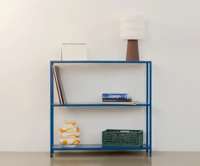 Стеллаж металлический 75х80х25, синий