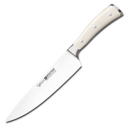 Нож поварской Шеф 20см Wuesthof Ikon Cream White