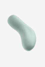 Зеленый клиторальный вибромассажер LAYA III - 10,8 см. (Цвет: зеленый)