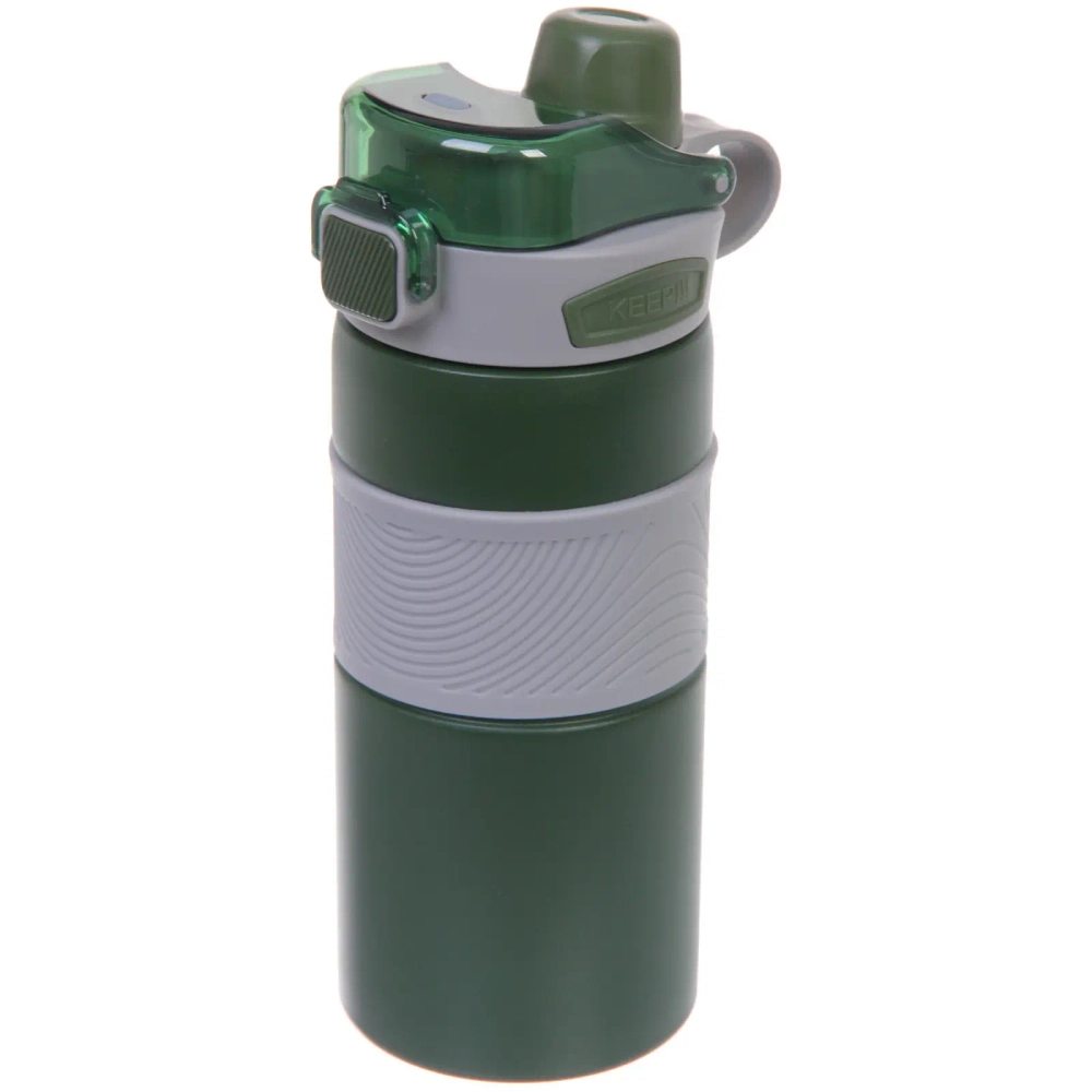 Термос 600мл «Фитнесс», цвет зеленый