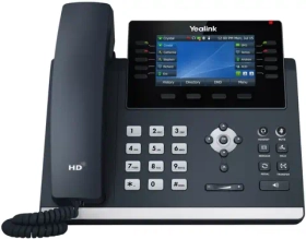 Телефон VoIP Yealink SIP-T46U черный