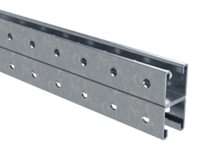 Двойной С-образный профиль 41х41, L1700, толщ.2,5 мм, горячеоцинкованный