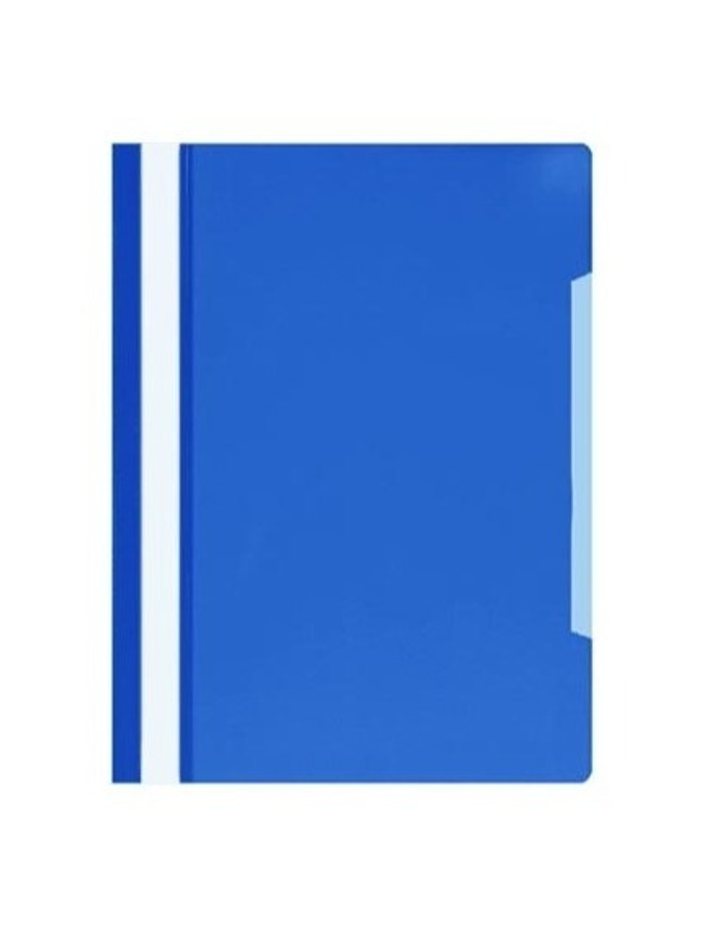 Скоросшиватель пласт. прозрачный верх.лист синяя PS20blue