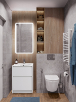 Тумба под раковину BelBagno Kraft 60 KRAFT-600-2C-PIA-BO Bianco Opaco
