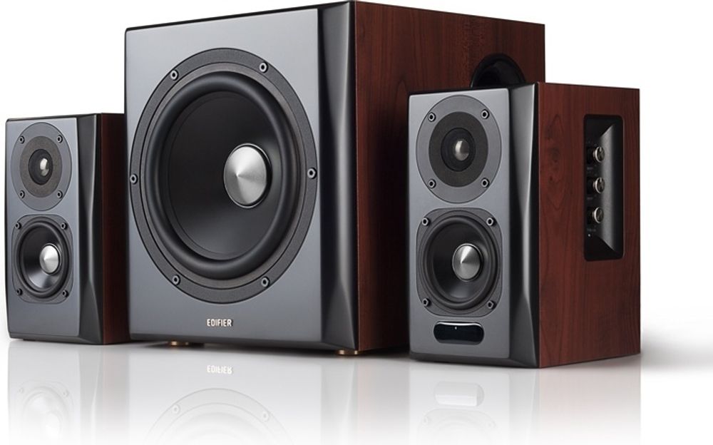 Компьютерные колонки Edifier S350DB коричневый-черный