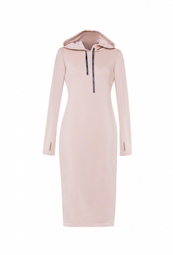 Спортивное платье бежевое 07-04-22 SS