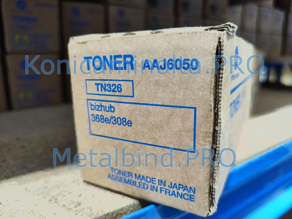 Тонер TN-326K Konica Minolta оригинальный черный AAJ6050