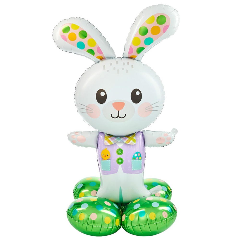 Шар Фольгированный Заяц (Белый)