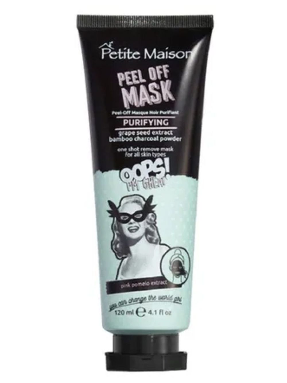 PETITE MAISON Черная очищающая маска-пленка PURIFYING PEEL OFF MASK 120мл –  купить за 628 ₽ | Shvabra24 - товары для дома и красоты