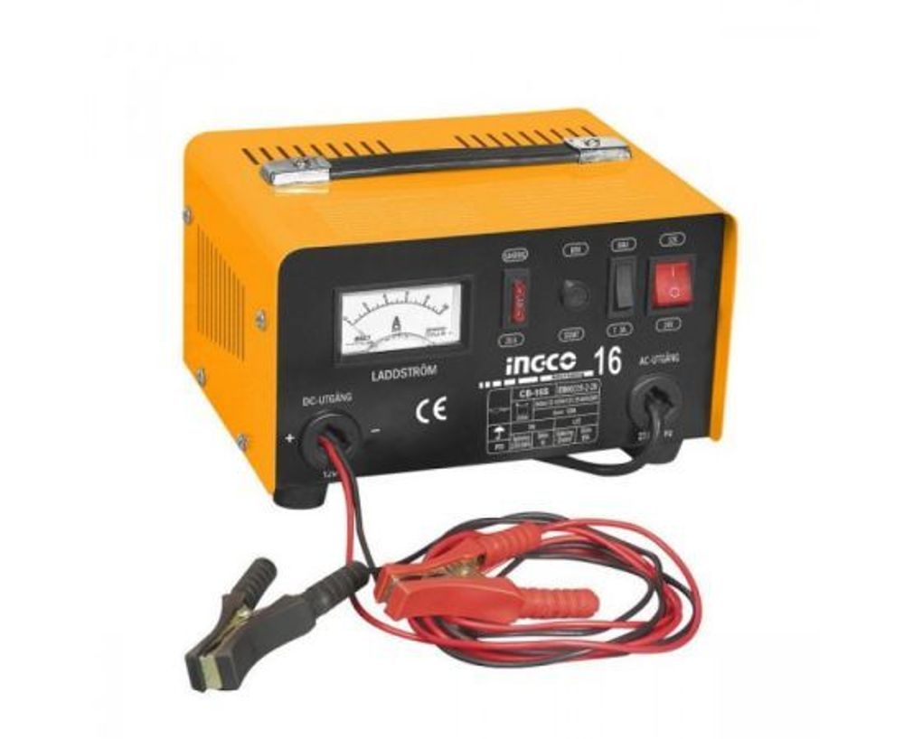 INGCO Устройство зарядное для аккумулятора 12/24 V/ 9/4 А/ 28-180 Ач