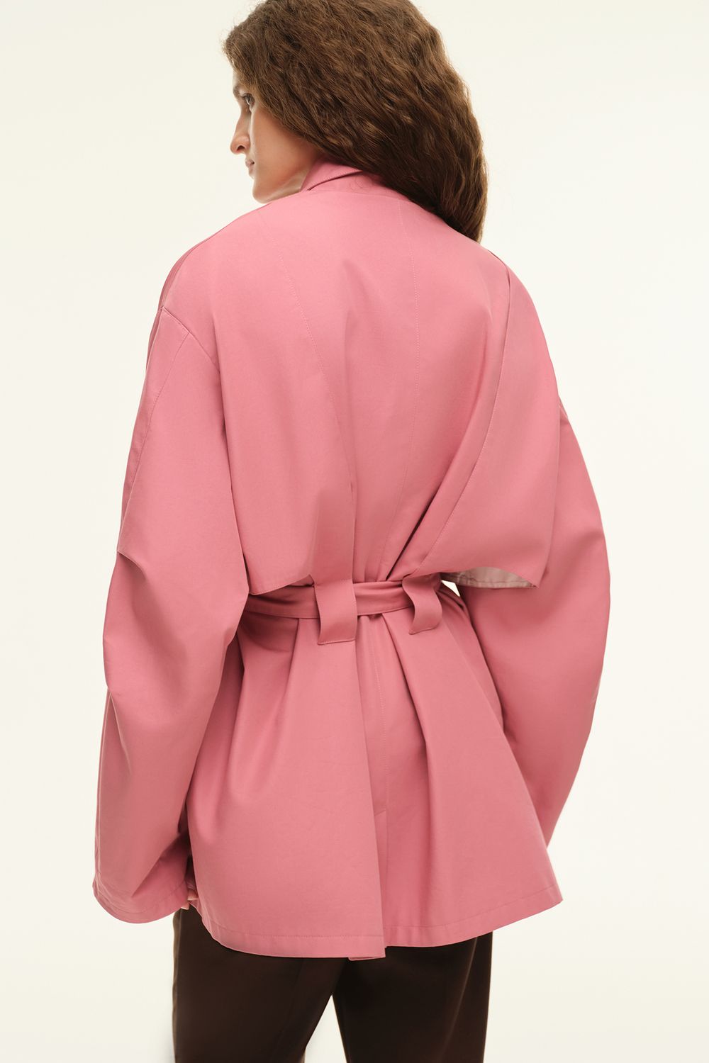 Укороченный тренч (((The Love Letter))), пыльно-розовый