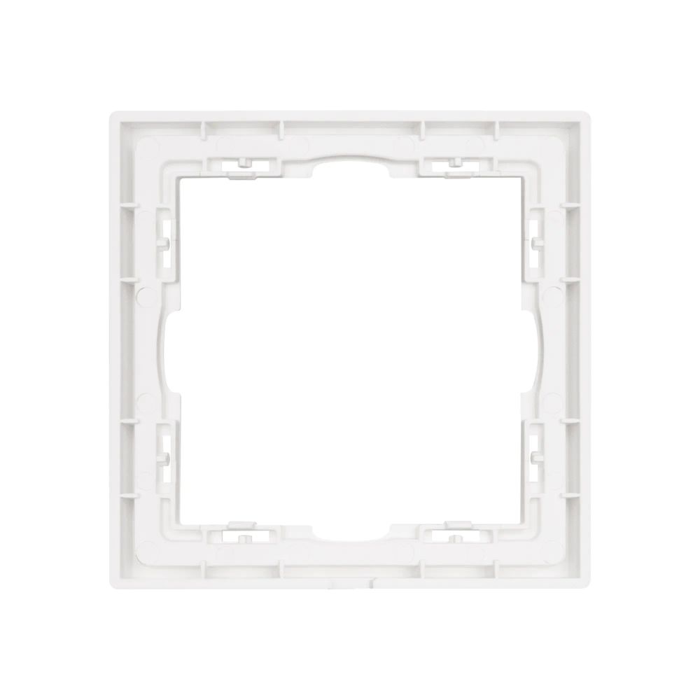 Рамка пластиковая FRM-NOBE-SFPL-1-WH (Arlight, Белый кварц) 054211