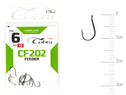 Крючки Cobra FEEDER MASTER сер. CF202 разм. 006 10шт.