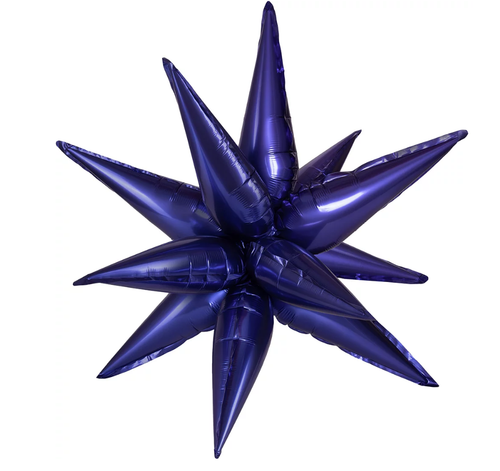 Ag 3D (26''/66 см) Звезда, Составная, Полуночно-синий, 1 шт. в уп.