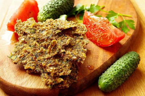 Пряные кабачковые хлебцы в дегидраторе