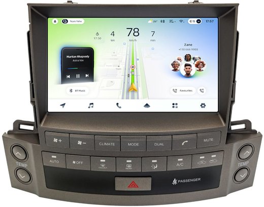 Магнитола для Lexus LX570 2009-2011 - Teyes CC4L монитор 9" IPS на Android 14, Snapdragon 662, CarPlay, 4G SIM-слот