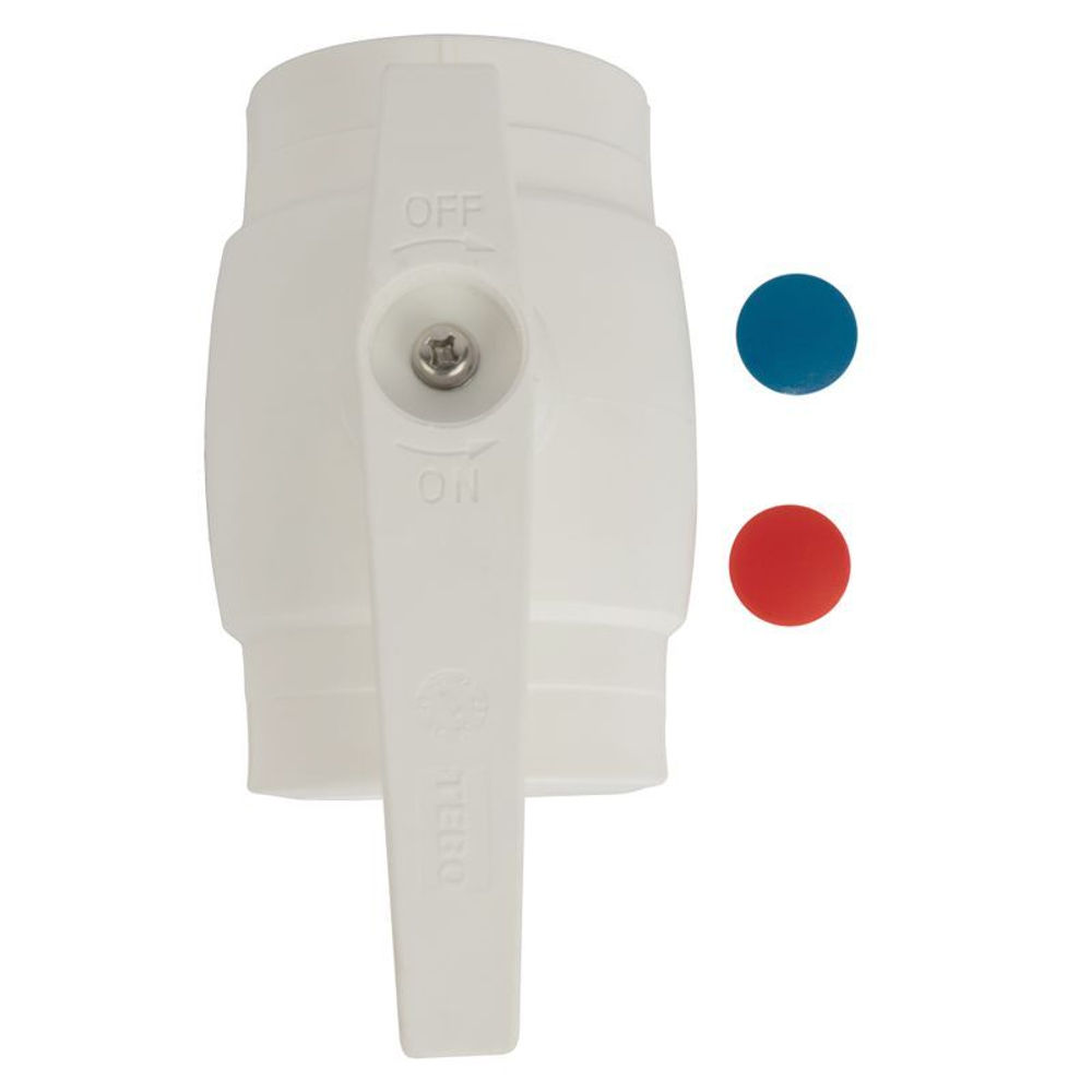 Кран шаровый полипропиленовый 63 мм полнопроходной TEBO