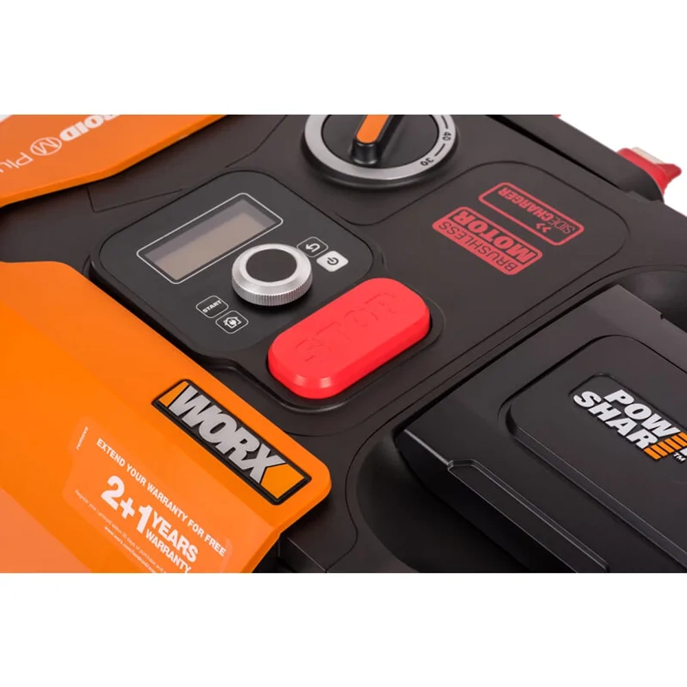 Робот-газонокосилка WORX Landroid M500 Plus WR165E (500 м²) В нож 18 см, WR165E