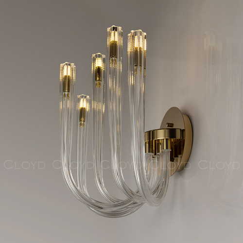 Бра Cloyd AEDA W5 / шир. 35 см - золото (арт.20477)