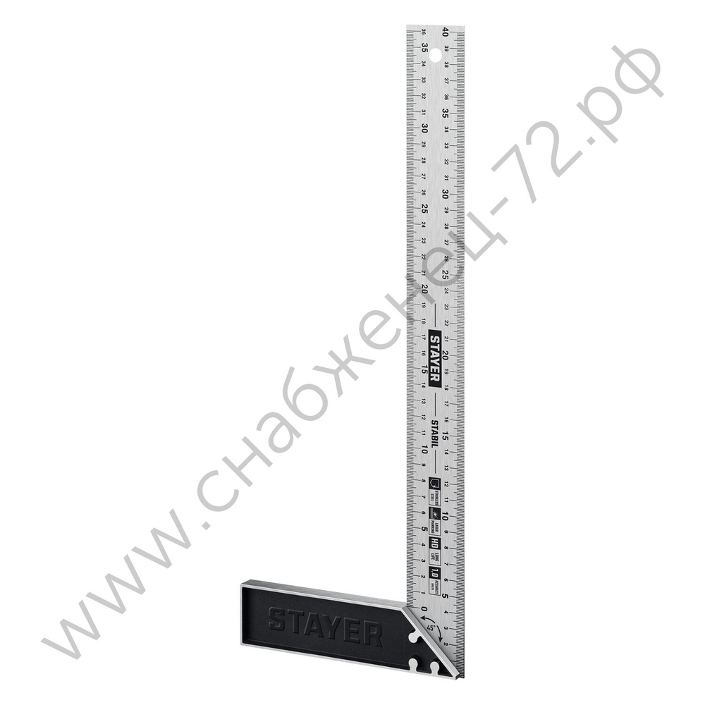 STAYER 400 мм, столярный угольник, Professional (3431-40)